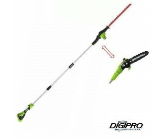 Greenworks Digipro 40 Volt Accu Takkenzaag-Heggenschaar GD40PSHK2 combinatie Excl. Accu &amp; Lader