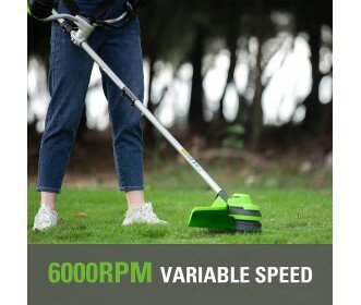 Greenworks 48-Volt Accu Trimmer//Bosmaaier   GD24X2BCB met Digipro motor