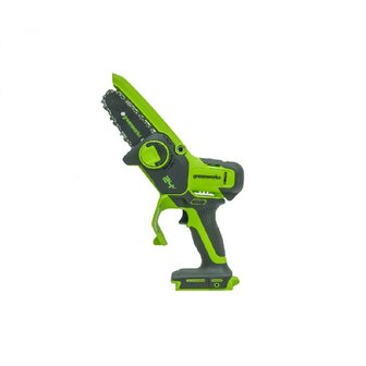 Greenworks 24 Volt Mini accu kettingzaag/ snoeizaag incl. 2AH-Accu &amp; Lader