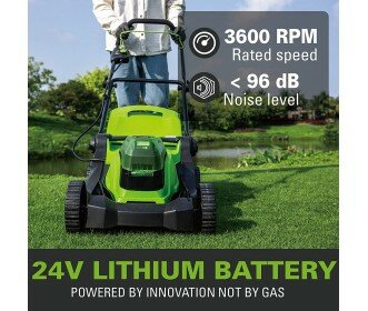 Greenworks 48 Volt (2x24 Volt) accu maaier excl. accu &amp; lader MB 41cm