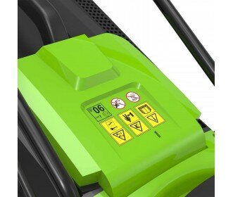 Greenworks 24 Volt accu maaier incl. accu &amp; lader MB 33 cm