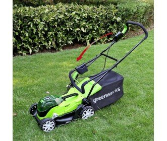 Greenworks 48 Volt (2x24 Volt) accu maaier (excl. accu &amp; lader) MB 36cm