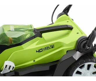 Greenworks 40 Volt accu maaier (excl. accu &amp; dual lader) MB 35cm