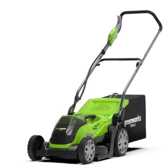 Greenworks 40 Volt accu maaier (excl. accu &amp; dual lader) MB 35cm