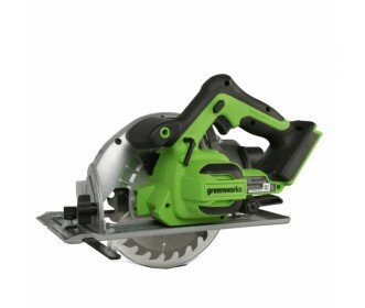 Greenworks 24 Volt Accu cirkelzaag GD24CSB2, zaagdiepte 63mm, geleverd incl. 1x 2.0 Ah Accu &amp; Lader