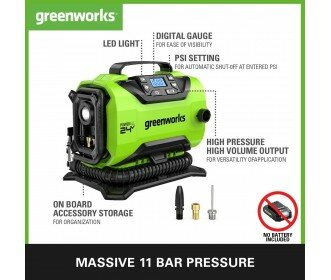 24 Volt accu compressor G24IN Excl. Accu &amp; Lader