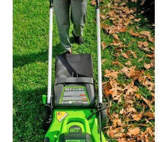 DEPA / Greenworks 60 Volt zelf aangedreven accu grasmaaier GD60LM61K4X, 51-cm Incl. 2x 4AH Accu &amp; Lader 