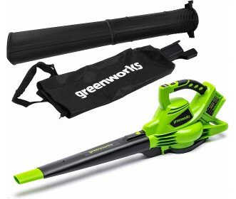 Greenworks 48 Volt (2x24 Volt) accu bladblazer en zuiger