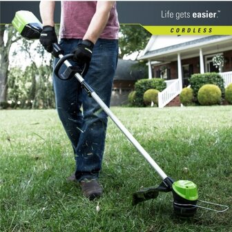 Greenworks 60 Volt Accu Trimmer GD60LT, Excl. Accu &amp; Lader