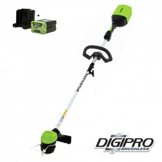 Greenworks 60 Volt Accu Trimmer GD60LTK2, Incl. 2AH Accu &amp; Lader