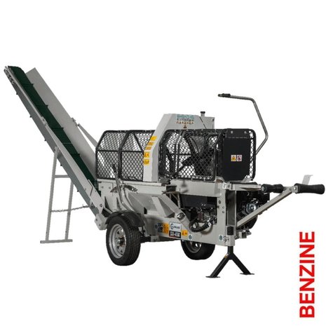 Lumag Zaag-Kloofmachine SSA500G met Benzine motor tbv 50-Cm boomstammen