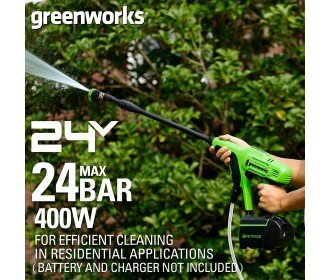 Greenworks 24 Volt hogedrukreiniger G24PWK4X