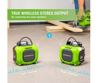 Greenworks 24 Volt bluetooth speaker