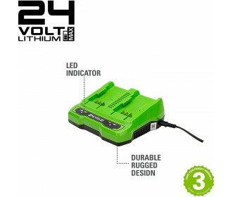 Greenworks 24 Volt Acculader G24X2UC4