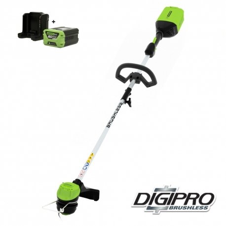 Greenworks 60 Volt Accu Trimmer GD60LTK2, Incl. 2AH Accu & Lader